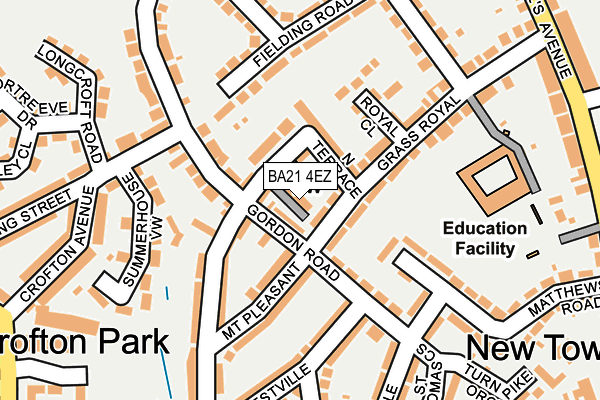 BA21 4EZ map - OS OpenMap – Local (Ordnance Survey) BA21 4EZ map - OS OpenMap – Local (Ordnance Survey)