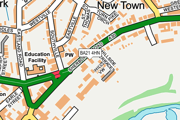 BA21 4HN map - OS OpenMap – Local (Ordnance Survey) BA21 4HN map - OS OpenMap – Local (Ordnance Survey)