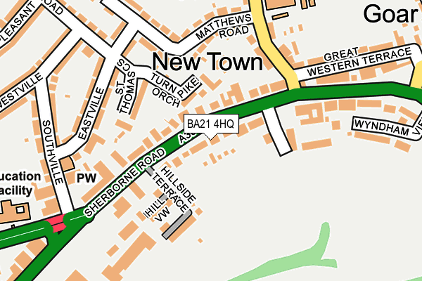 BA21 4HQ map - OS OpenMap – Local (Ordnance Survey) BA21 4HQ map - OS OpenMap – Local (Ordnance Survey)