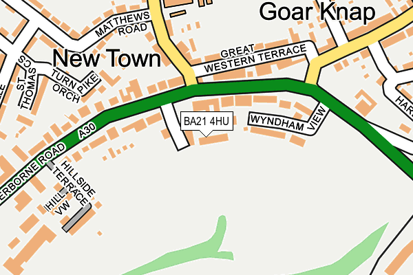 BA21 4HU map - OS OpenMap – Local (Ordnance Survey) BA21 4HU map - OS OpenMap – Local (Ordnance Survey)