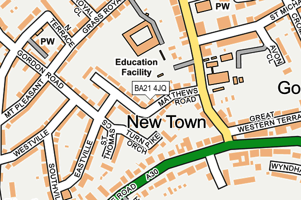 BA21 4JQ map - OS OpenMap – Local (Ordnance Survey) BA21 4JQ map - OS OpenMap – Local (Ordnance Survey)