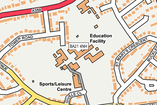 BA21 4NH map - OS OpenMap – Local (Ordnance Survey) BA21 4NH map - OS OpenMap – Local (Ordnance Survey)