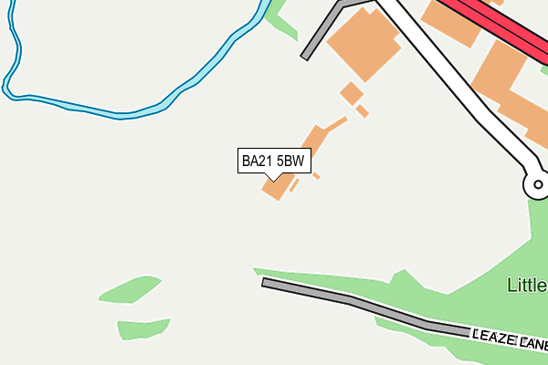 BA21 5BW map - OS OpenMap – Local (Ordnance Survey) BA21 5BW map - OS OpenMap – Local (Ordnance Survey)