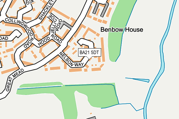 BA21 5DT map - OS OpenMap – Local (Ordnance Survey) BA21 5DT map - OS OpenMap – Local (Ordnance Survey)