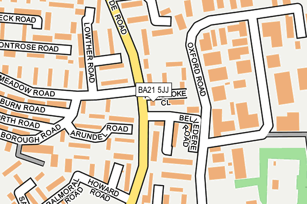 BA21 5JJ map - OS OpenMap – Local (Ordnance Survey) BA21 5JJ map - OS OpenMap – Local (Ordnance Survey)