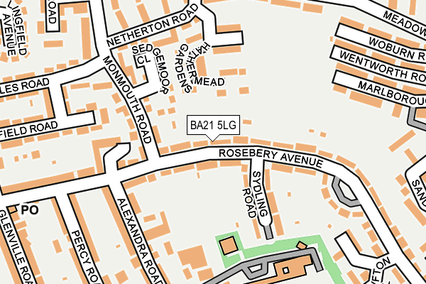 BA21 5LG map - OS OpenMap – Local (Ordnance Survey) BA21 5LG map - OS OpenMap – Local (Ordnance Survey)