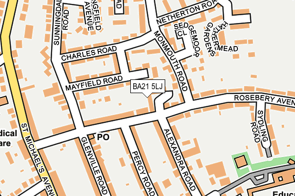 BA21 5LJ map - OS OpenMap – Local (Ordnance Survey) BA21 5LJ map - OS OpenMap – Local (Ordnance Survey)