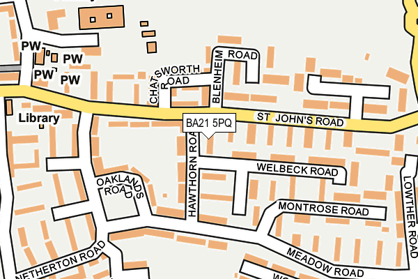 BA21 5PQ map - OS OpenMap – Local (Ordnance Survey) BA21 5PQ map - OS OpenMap – Local (Ordnance Survey)