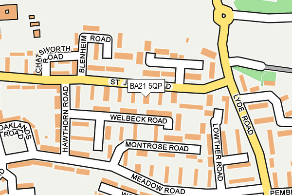 BA21 5QP map - OS OpenMap – Local (Ordnance Survey) BA21 5QP map - OS OpenMap – Local (Ordnance Survey)