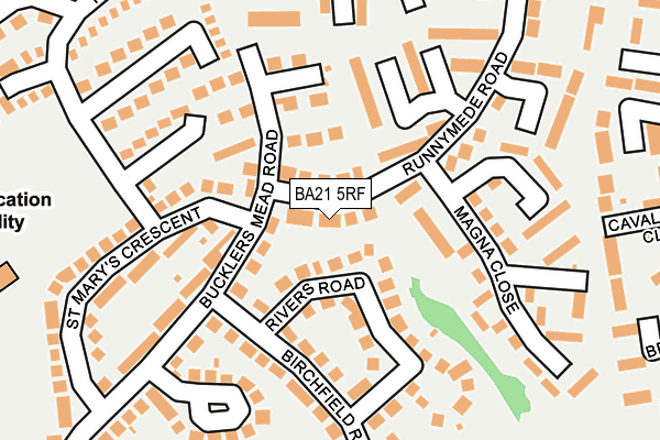 BA21 5RF map - OS OpenMap – Local (Ordnance Survey) BA21 5RF map - OS OpenMap – Local (Ordnance Survey)
