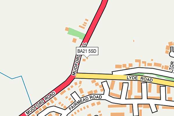 BA21 5SD map - OS OpenMap – Local (Ordnance Survey) BA21 5SD map - OS OpenMap – Local (Ordnance Survey)