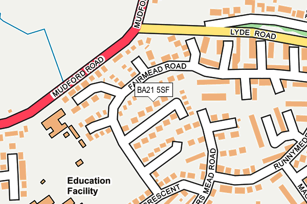 BA21 5SF map - OS OpenMap – Local (Ordnance Survey) BA21 5SF map - OS OpenMap – Local (Ordnance Survey)