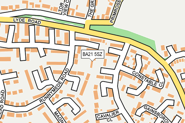 BA21 5SZ map - OS OpenMap – Local (Ordnance Survey) BA21 5SZ map - OS OpenMap – Local (Ordnance Survey)