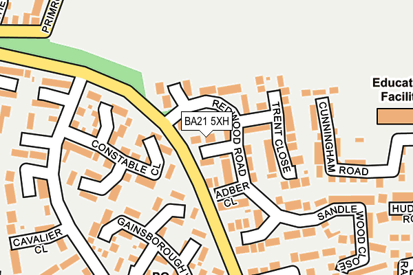 BA21 5XH map - OS OpenMap – Local (Ordnance Survey) BA21 5XH map - OS OpenMap – Local (Ordnance Survey)