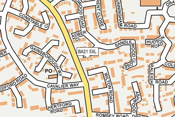 BA21 5XL map - OS OpenMap – Local (Ordnance Survey) BA21 5XL map - OS OpenMap – Local (Ordnance Survey)