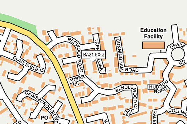 BA21 5XQ map - OS OpenMap – Local (Ordnance Survey) BA21 5XQ map - OS OpenMap – Local (Ordnance Survey)