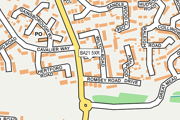 BA21 5XR map - OS OpenMap – Local (Ordnance Survey) BA21 5XR map - OS OpenMap – Local (Ordnance Survey)