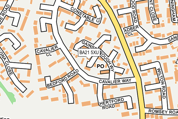 BA21 5XU map - OS OpenMap – Local (Ordnance Survey) BA21 5XU map - OS OpenMap – Local (Ordnance Survey)