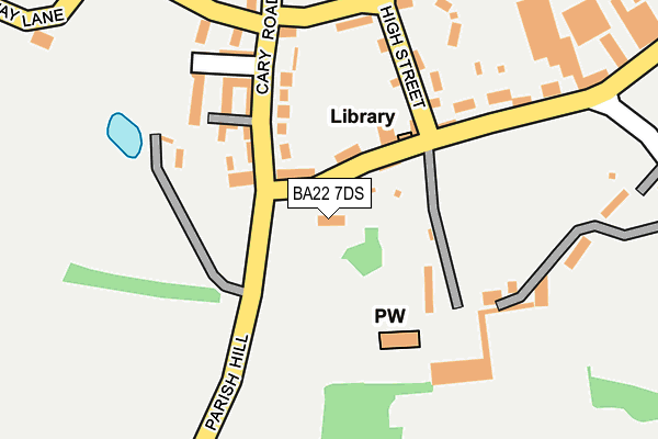 BA22 7DS map - OS OpenMap – Local (Ordnance Survey) BA22 7DS map - OS OpenMap – Local (Ordnance Survey)