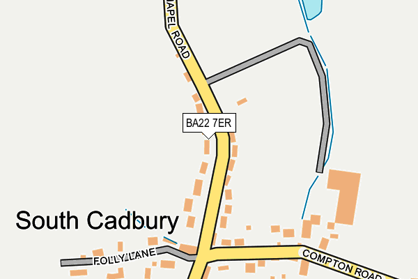 BA22 7ER map - OS OpenMap – Local (Ordnance Survey) BA22 7ER map - OS OpenMap – Local (Ordnance Survey)