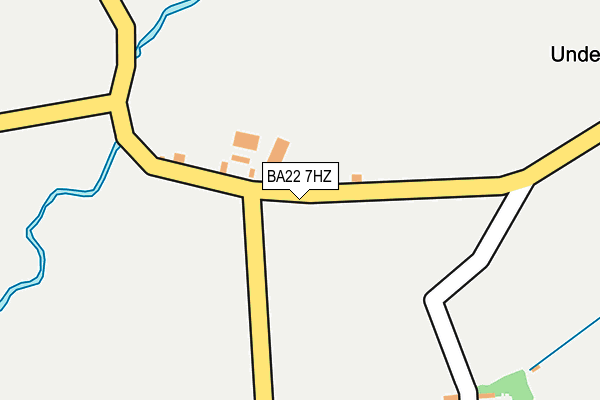 BA22 7HZ map - OS OpenMap – Local (Ordnance Survey) BA22 7HZ map - OS OpenMap – Local (Ordnance Survey)