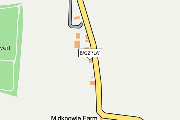 BA22 7LW map - OS OpenMap – Local (Ordnance Survey) BA22 7LW map - OS OpenMap – Local (Ordnance Survey)