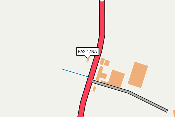 BA22 7NA map - OS OpenMap – Local (Ordnance Survey) BA22 7NA map - OS OpenMap – Local (Ordnance Survey)