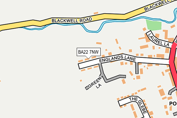 BA22 7NW map - OS OpenMap – Local (Ordnance Survey) BA22 7NW map - OS OpenMap – Local (Ordnance Survey)