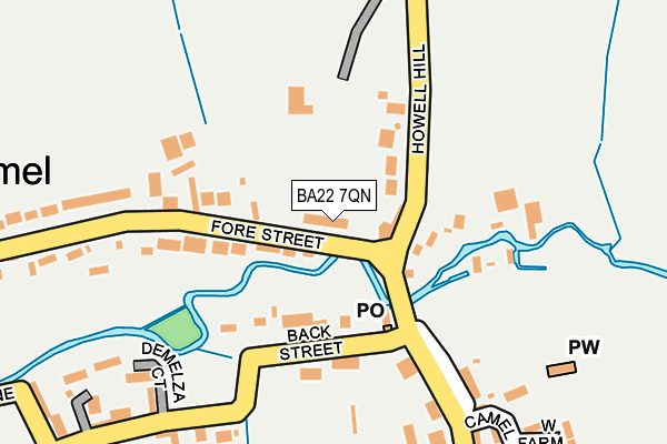 BA22 7QN map - OS OpenMap – Local (Ordnance Survey) BA22 7QN map - OS OpenMap – Local (Ordnance Survey)