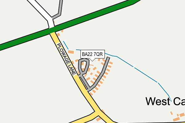 BA22 7QR map - OS OpenMap – Local (Ordnance Survey) BA22 7QR map - OS OpenMap – Local (Ordnance Survey)