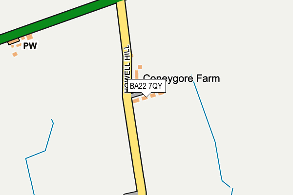 BA22 7QY map - OS OpenMap – Local (Ordnance Survey) BA22 7QY map - OS OpenMap – Local (Ordnance Survey)