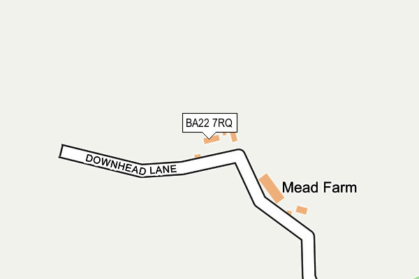 BA22 7RQ map - OS OpenMap – Local (Ordnance Survey) BA22 7RQ map - OS OpenMap – Local (Ordnance Survey)