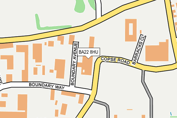 BA22 8HU map - OS OpenMap – Local (Ordnance Survey) BA22 8HU map - OS OpenMap – Local (Ordnance Survey)