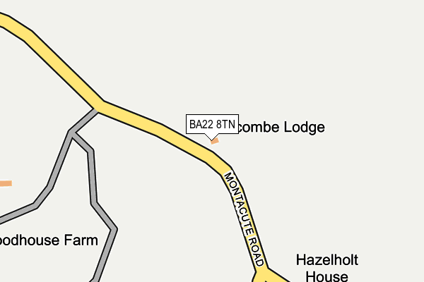 BA22 8TN map - OS OpenMap – Local (Ordnance Survey) BA22 8TN map - OS OpenMap – Local (Ordnance Survey)