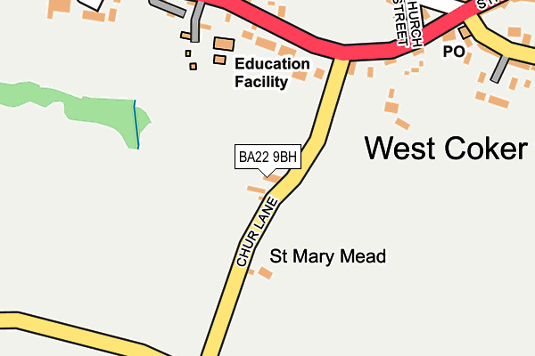 BA22 9BH map - OS OpenMap – Local (Ordnance Survey) BA22 9BH map - OS OpenMap – Local (Ordnance Survey)