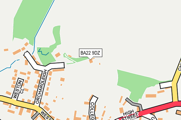 BA22 9DZ map - OS OpenMap – Local (Ordnance Survey) BA22 9DZ map - OS OpenMap – Local (Ordnance Survey)