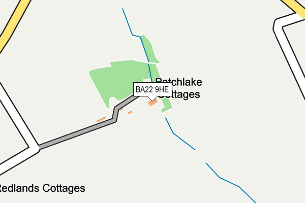 BA22 9HE map - OS OpenMap – Local (Ordnance Survey) BA22 9HE map - OS OpenMap – Local (Ordnance Survey)