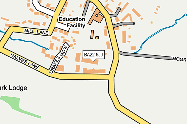 BA22 9JJ map - OS OpenMap – Local (Ordnance Survey) BA22 9JJ map - OS OpenMap – Local (Ordnance Survey)