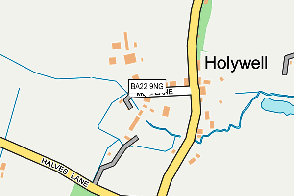 BA22 9NG map - OS OpenMap – Local (Ordnance Survey) BA22 9NG map - OS OpenMap – Local (Ordnance Survey)
