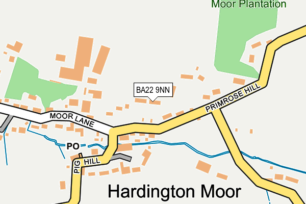 BA22 9NN map - OS OpenMap – Local (Ordnance Survey) BA22 9NN map - OS OpenMap – Local (Ordnance Survey)