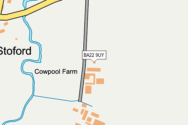 BA22 9UY map - OS OpenMap – Local (Ordnance Survey) BA22 9UY map - OS OpenMap – Local (Ordnance Survey)