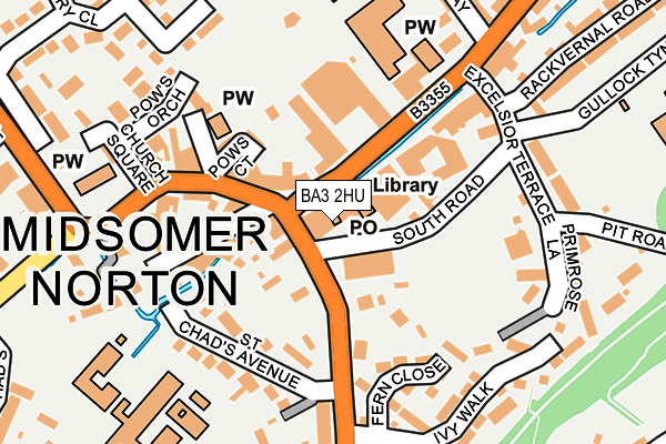 BA3 2HU map - OS OpenMap – Local (Ordnance Survey) BA3 2HU map - OS OpenMap – Local (Ordnance Survey)