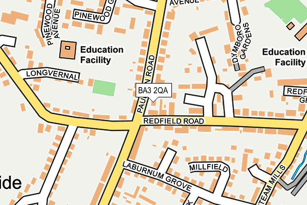 BA3 2QA map - OS OpenMap – Local (Ordnance Survey) BA3 2QA map - OS OpenMap – Local (Ordnance Survey)