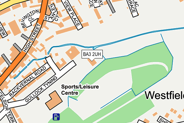 BA3 2UH map - OS OpenMap – Local (Ordnance Survey) BA3 2UH map - OS OpenMap – Local (Ordnance Survey)