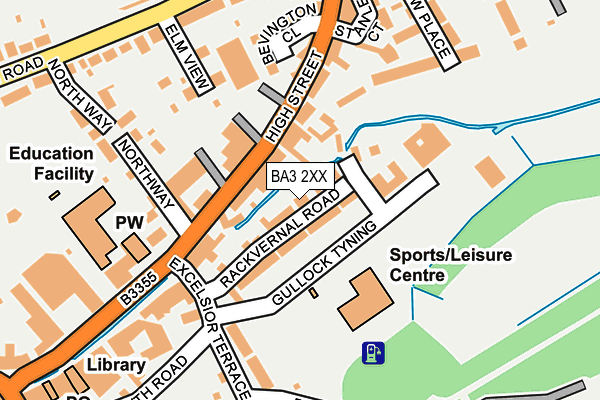 BA3 2XX map - OS OpenMap – Local (Ordnance Survey) BA3 2XX map - OS OpenMap – Local (Ordnance Survey)