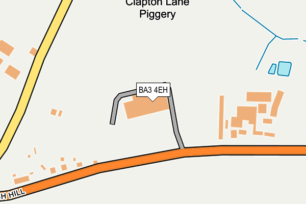 BA3 4EH map - OS OpenMap – Local (Ordnance Survey) BA3 4EH map - OS OpenMap – Local (Ordnance Survey)