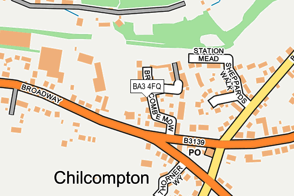 BA3 4FQ map - OS OpenMap – Local (Ordnance Survey) BA3 4FQ map - OS OpenMap – Local (Ordnance Survey)