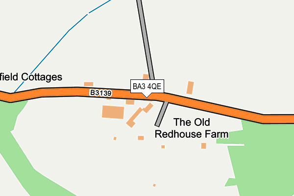 BA3 4QE map - OS OpenMap – Local (Ordnance Survey) BA3 4QE map - OS OpenMap – Local (Ordnance Survey)