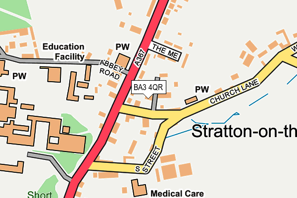 BA3 4QR map - OS OpenMap – Local (Ordnance Survey) BA3 4QR map - OS OpenMap – Local (Ordnance Survey)
