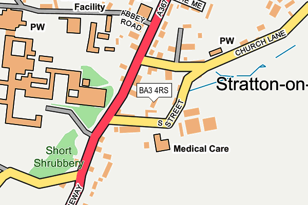 BA3 4RS map - OS OpenMap – Local (Ordnance Survey) BA3 4RS map - OS OpenMap – Local (Ordnance Survey)